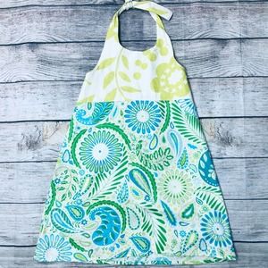 Blue Juniper size 6 halter dress